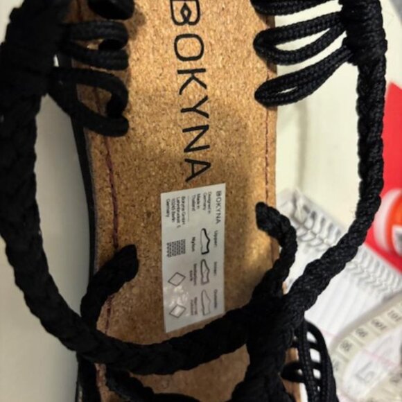 Bokyna Black Women's Sandals - Picture 3 of 8